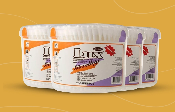 Uncular Lux Cotton Buds Round 4X200 Pcs